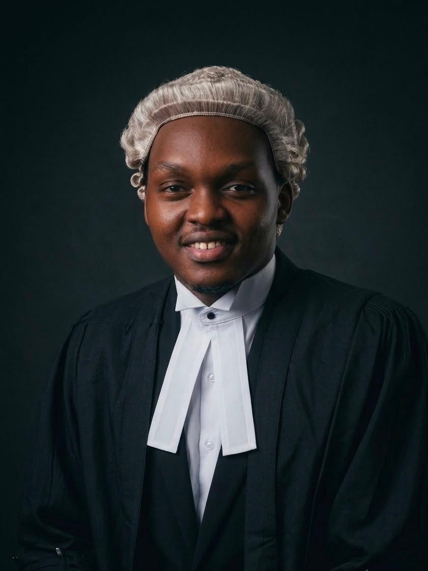 Kelvin Chukwuyem Agbobu, Esq., Managing Counsel, in wig and gown.